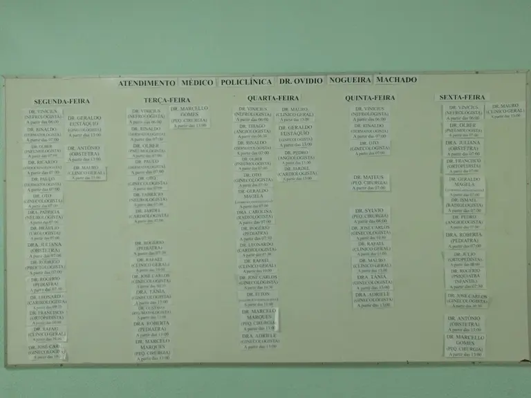 Centro de especialidades Médicas e Odontológicas Dr. Ovidio Nogueira Machado