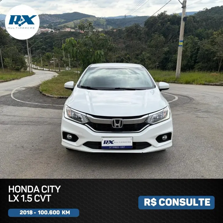 Honda City LX 1.5 CVT 2018 – 100.600 km