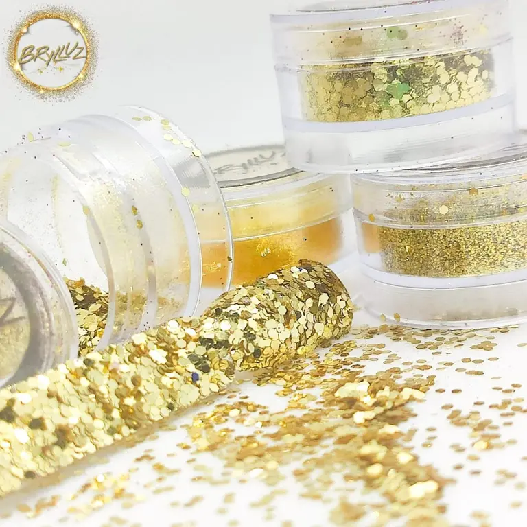 brylluz glitter para unhas e make