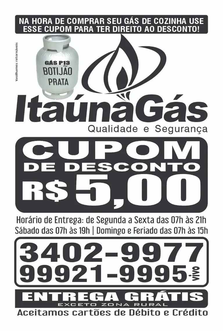 Evaldo gás e água