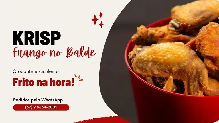 KRISP! Restaurante - Frango no Balde