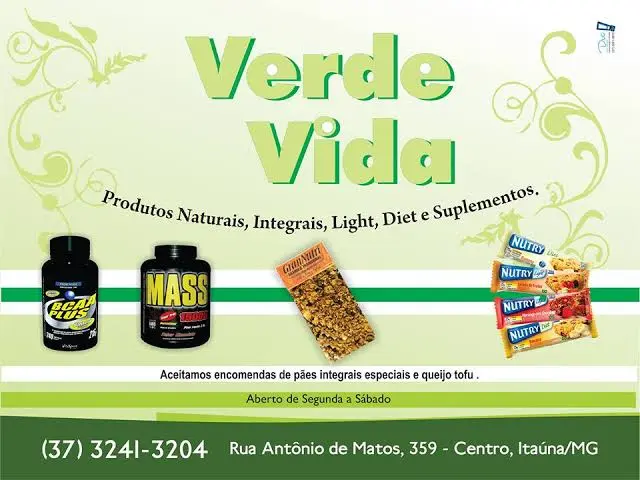 Verde Vida Produtos Naturais – Horário de Funcionamento
