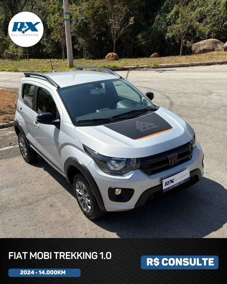 Fiat Mobi Trekking 1.0 2024, único dono – 14 mil km