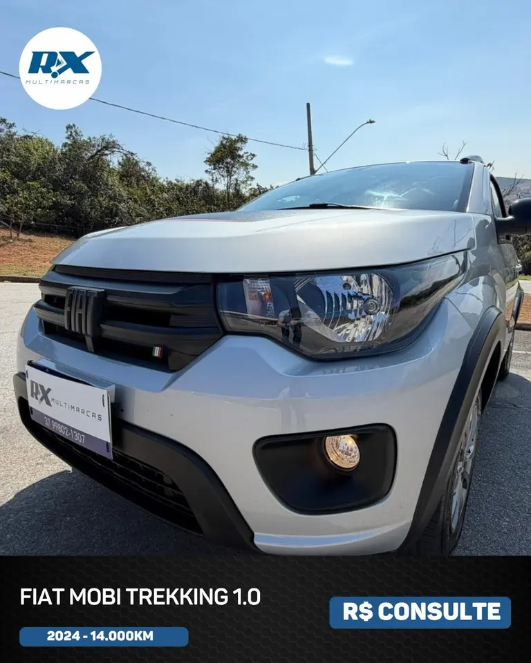 Fiat Mobi Trekking 1.0 2024, único dono – 14 mil km