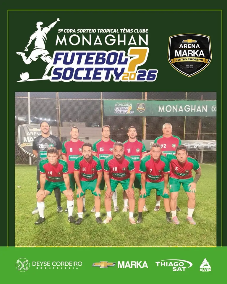 5ª Copa Sorteio Tropical TC/Monaghan de Futebol 7 Society