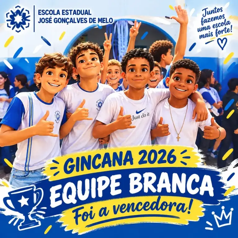 Gincana 2026 na Escola Estadual José Gonçalves de Melo