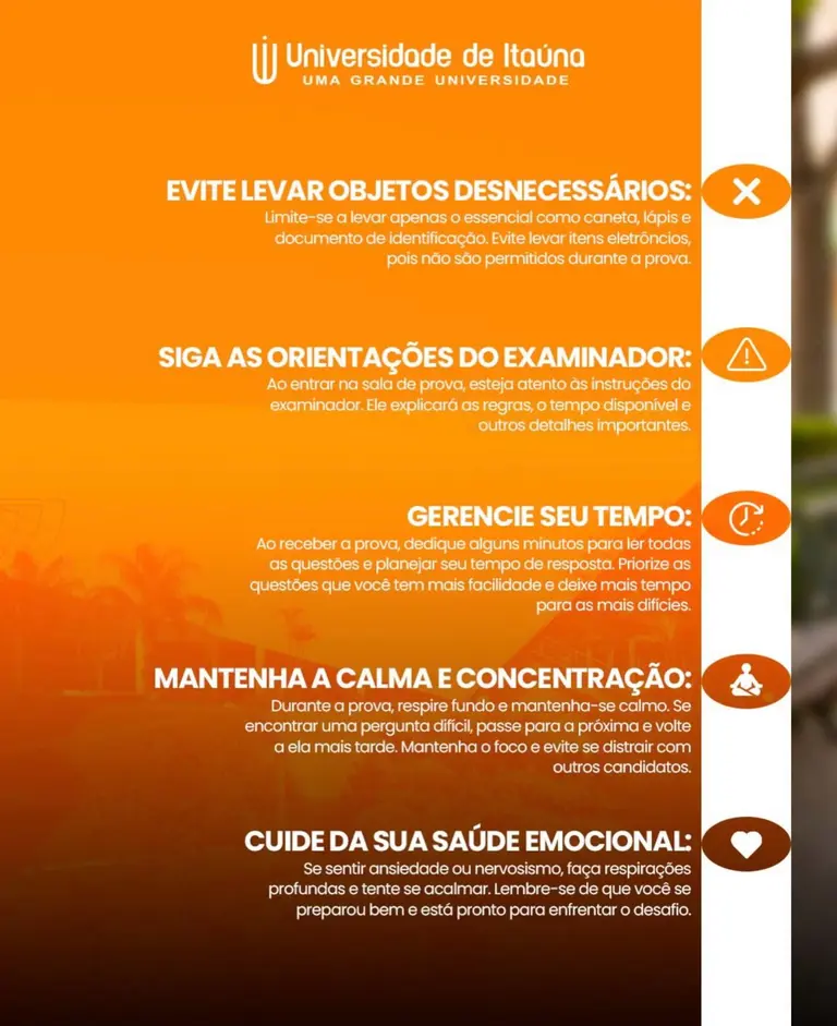 Vestibular de Medicina da Universidade de Itaúna neste sábado