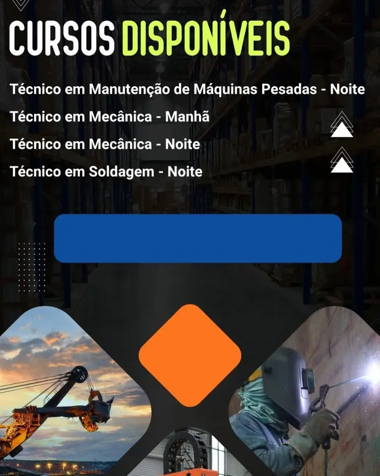 Cursos Técnicos Gratuitos – Mecânica e Fundição