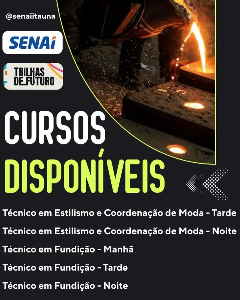 Cursos Técnicos Gratuitos – Mecânica e Fundição