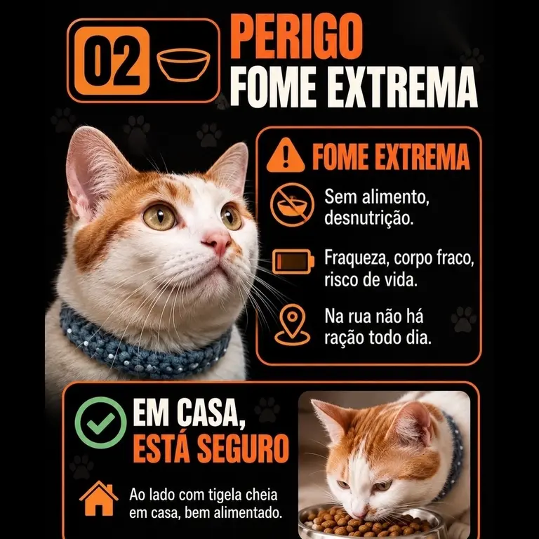 Proteja seus gatos: riscos da rua