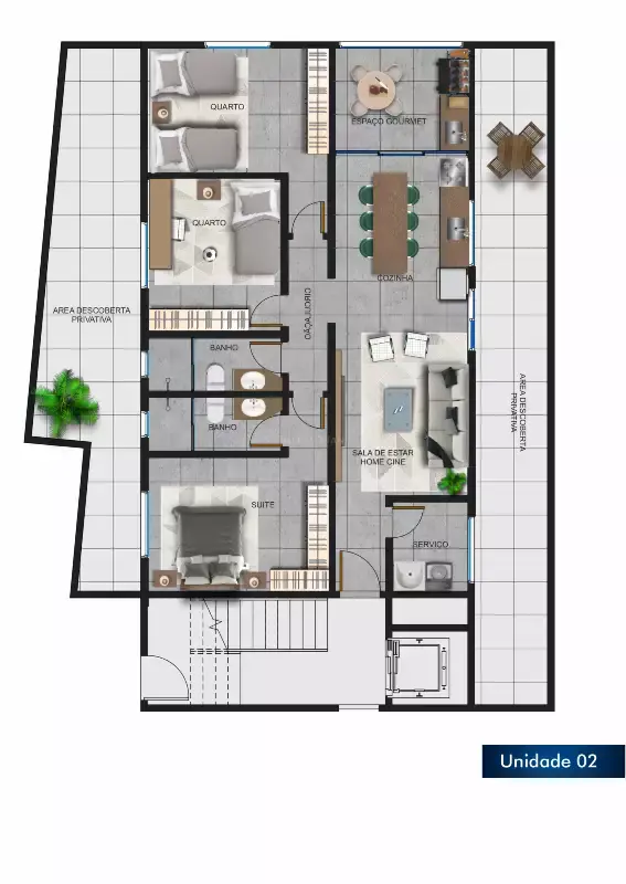 Cobertura à venda, 3 quartos, 1 suíte, 2 vagas, Graças