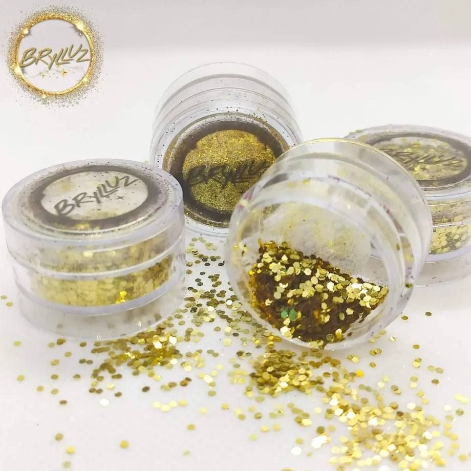 brylluz glitter para unhas e make