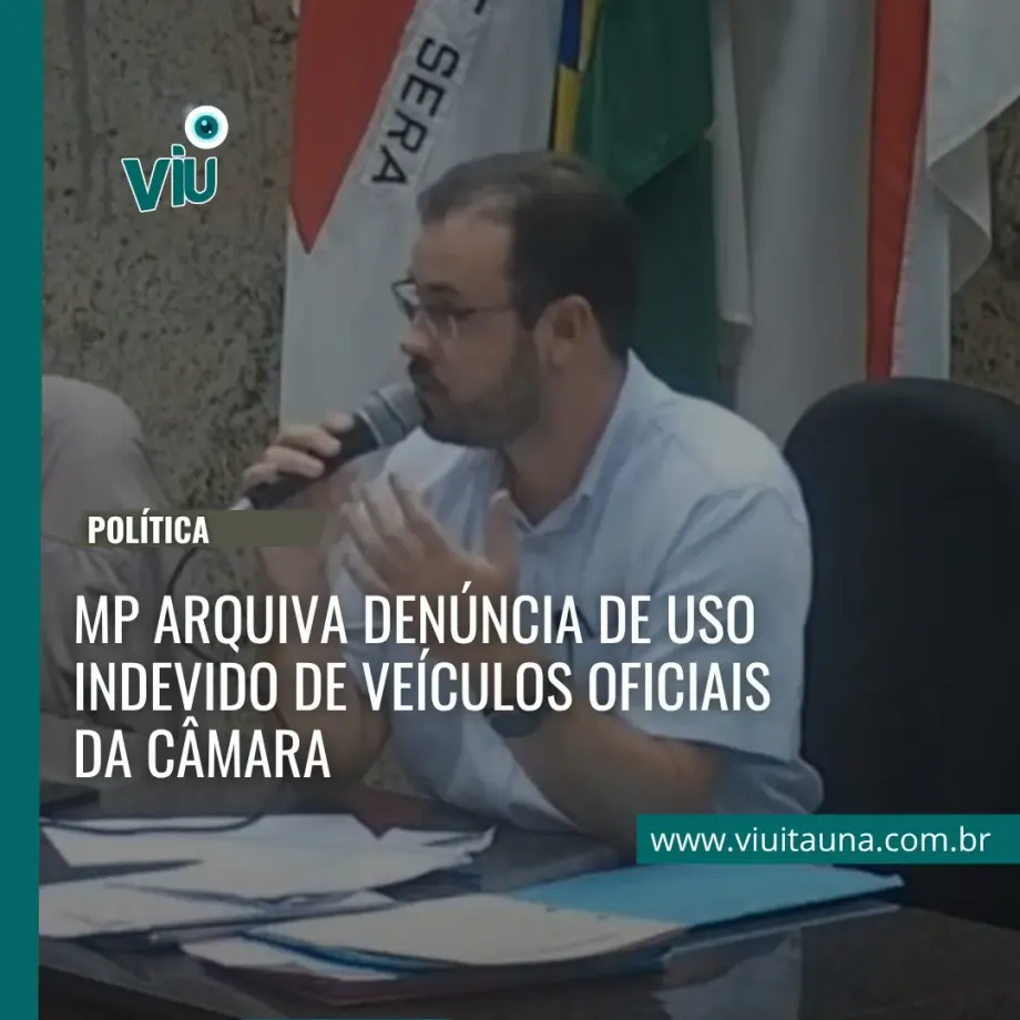 MP arquiva denúncia de uso indevido de veículos da Câmara