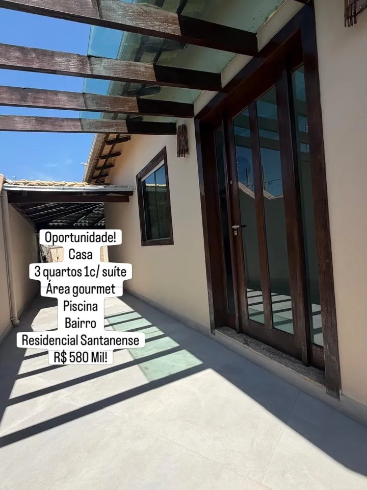 Casa 120 m² à venda no Residencial Santanense