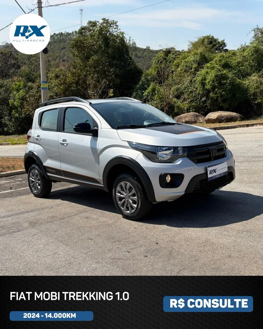 Fiat Mobi Trekking 1.0 2024, único dono – 14 mil km