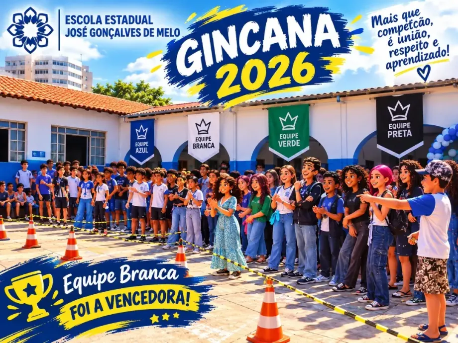 Gincana 2026 na Escola Estadual José Gonçalves de Melo