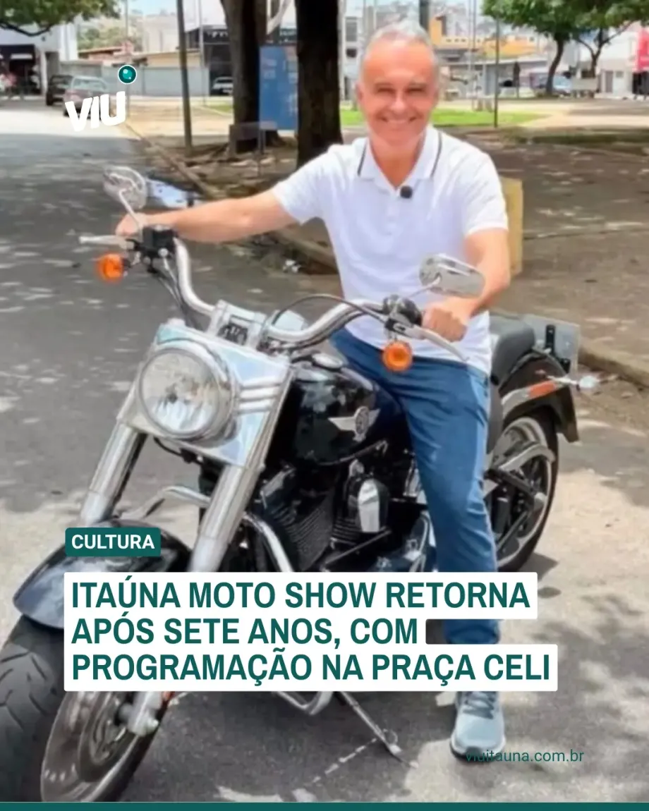 Itaúna Moto Show retorna após sete anos na Praça Celi