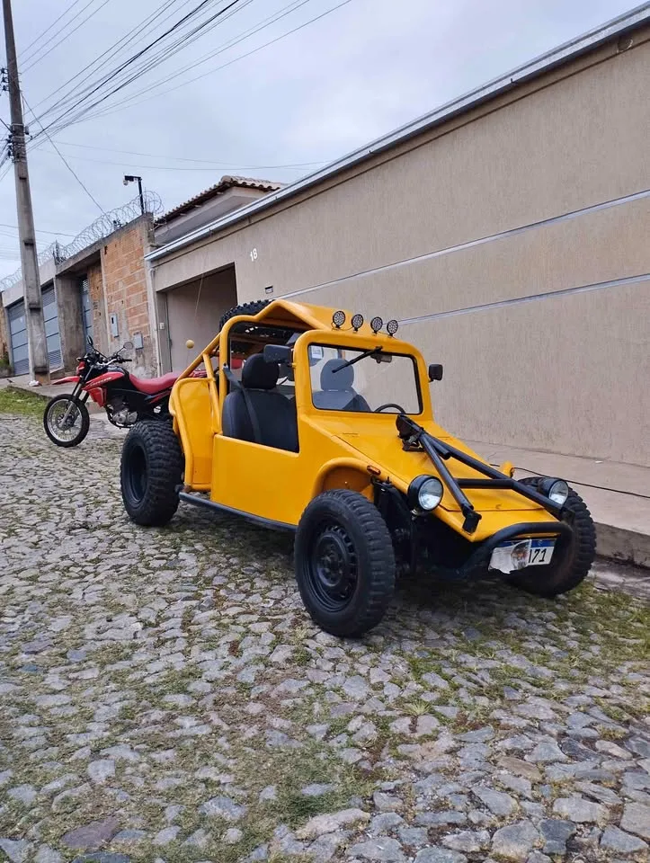 Gaiola Off Road 2024 emplacada — motor AP 1.8