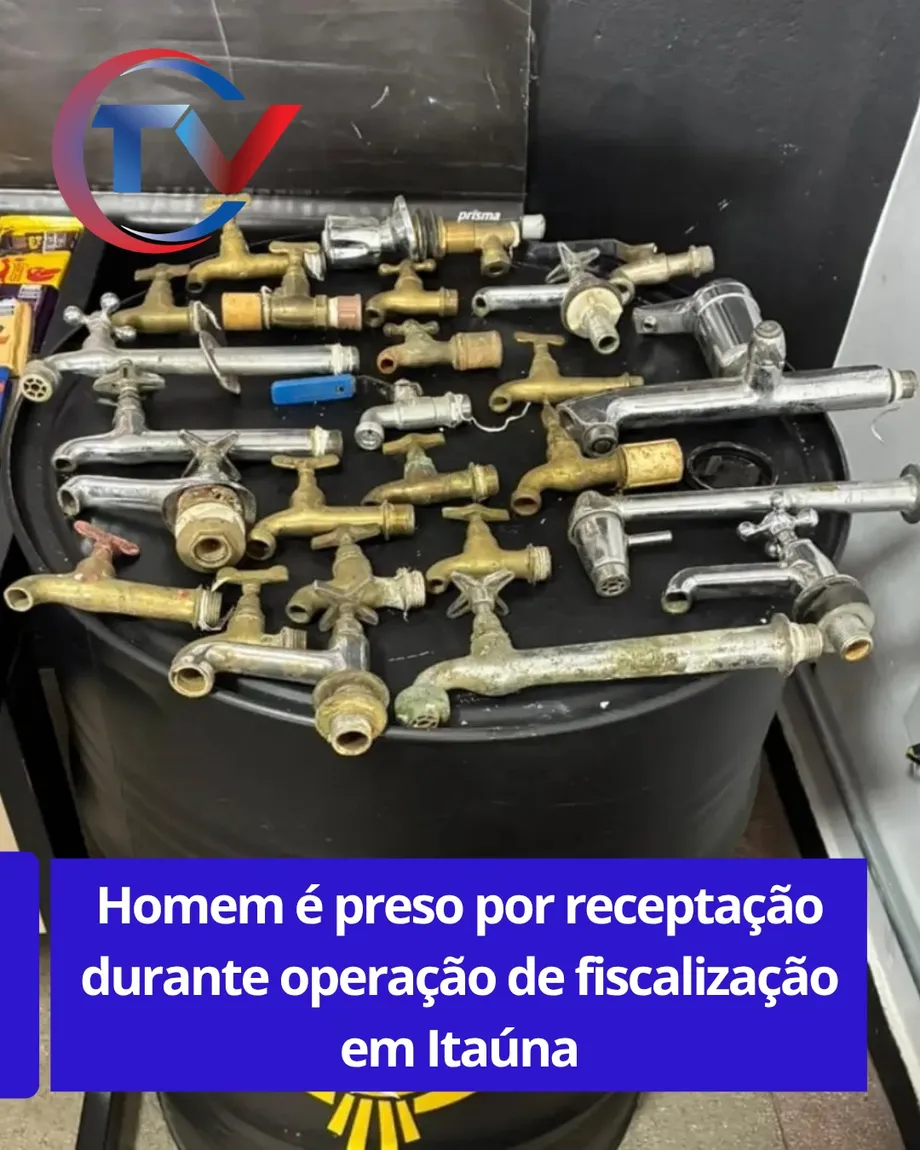 Homem preso por receptação na Operação Circuito Fechado