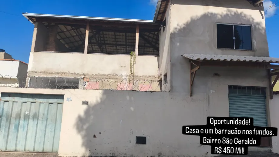 Casa à venda no bairro São Geraldo – R$ 450 mil