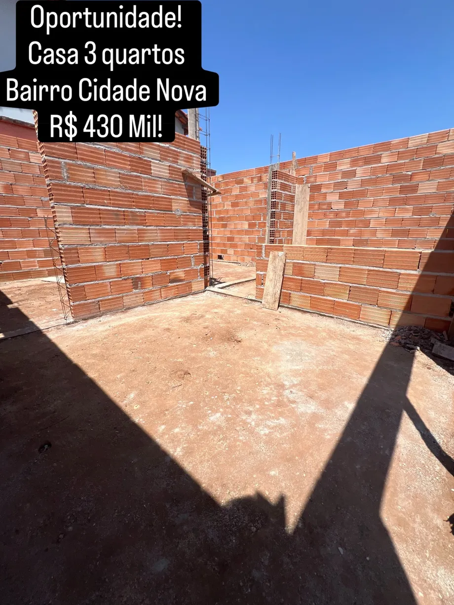 Casa 3 quartos à venda na Cidade Nova - 430 mil