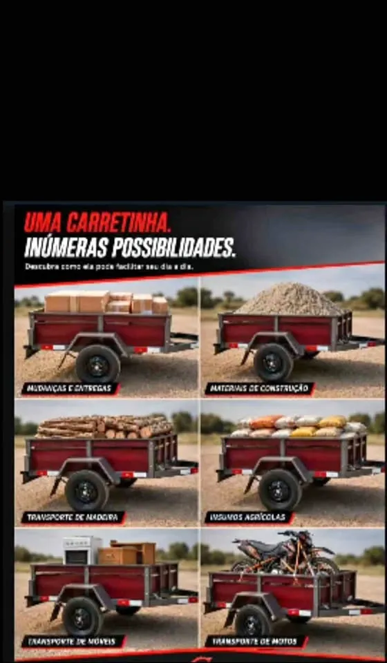 Frete e carreto com carretinha 3 m em Itaúna