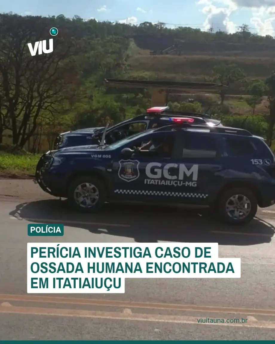 Perícia investiga ossada humana encontrada em Itatiaiuçu