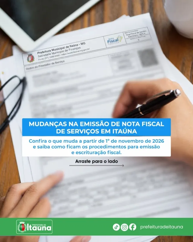 Prefeitura informa nova sistemática para emissão da NFS-e