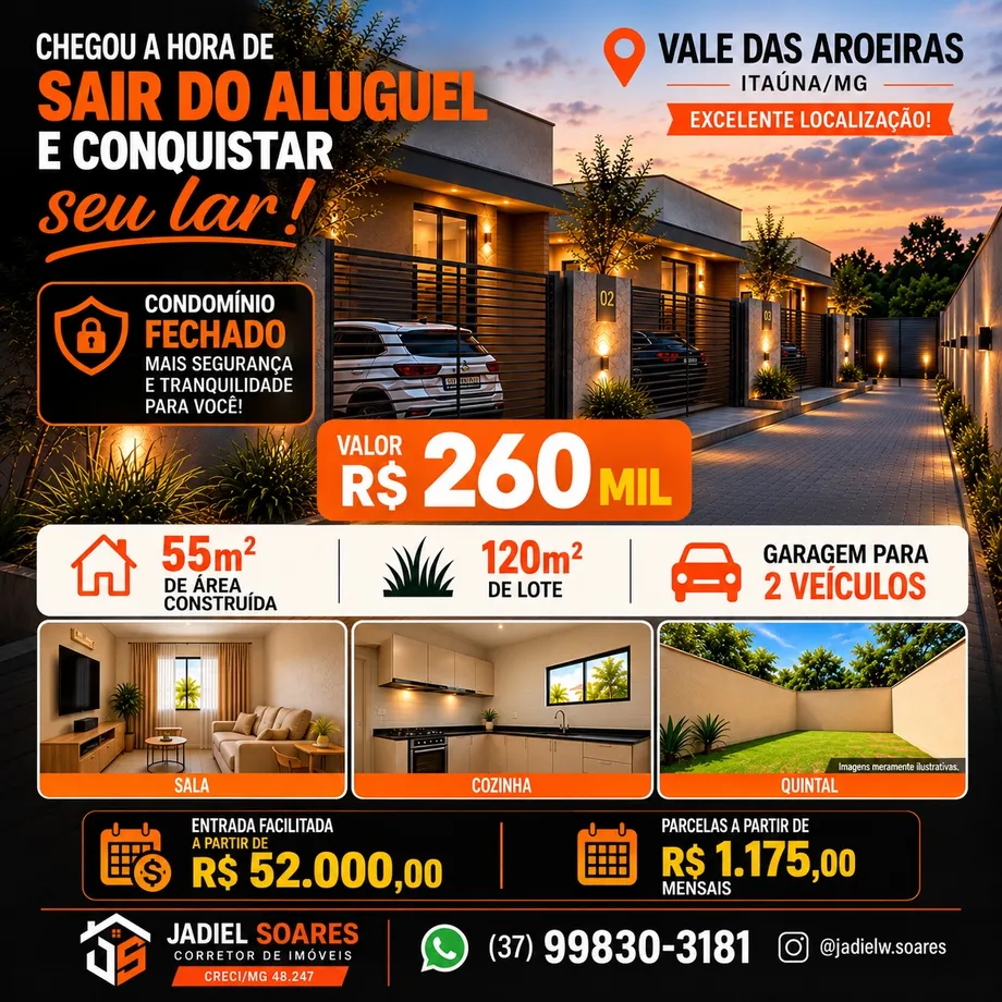 Casa 2 quartos à venda no Vale das Aroeiras