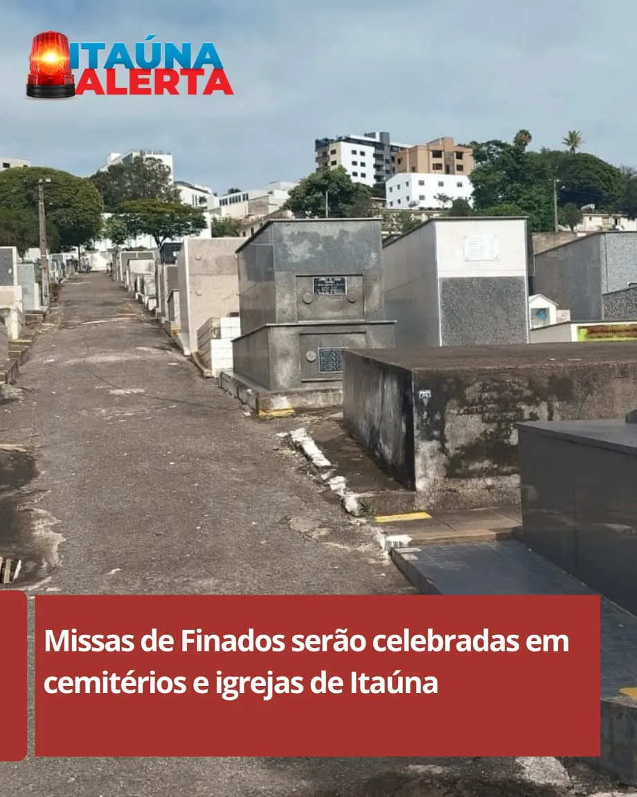 Missas de Finados em Itaúna – 2 de novembro