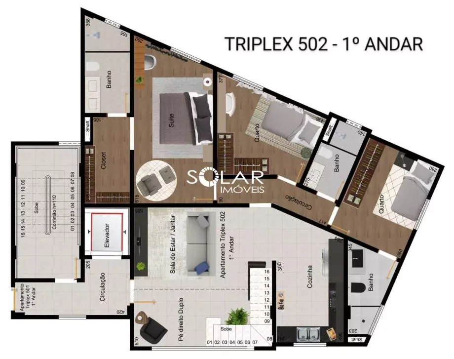 Triplex a venda em Itaúna MG no bairro Cerqueira Lima