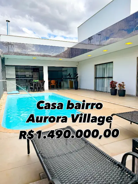 Casa 204 m² 3 quartos à venda no Aurora Village