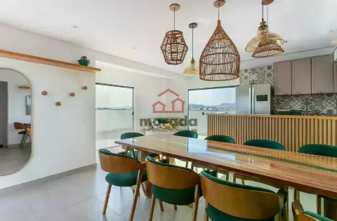 Casa 3 quartos com suíte e varanda gourmet no Três Marias
