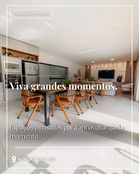 Casa alto padrão 3 quartos Aurora Village