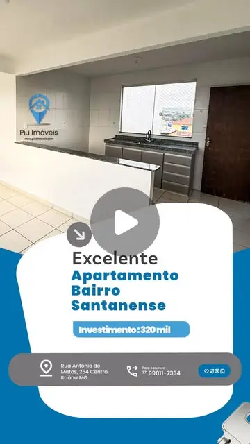 Apartamento 3 quartos no Santanense