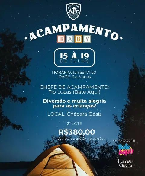 Segundo lote de acampamento