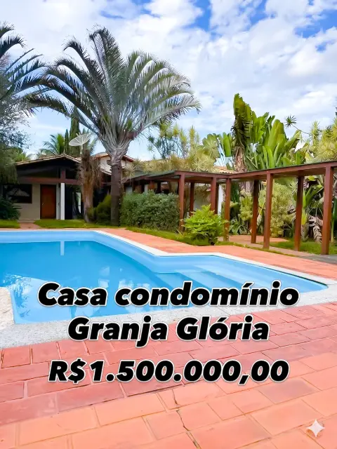 Casa à venda no Condomínio Granja Glória, 3 quartos