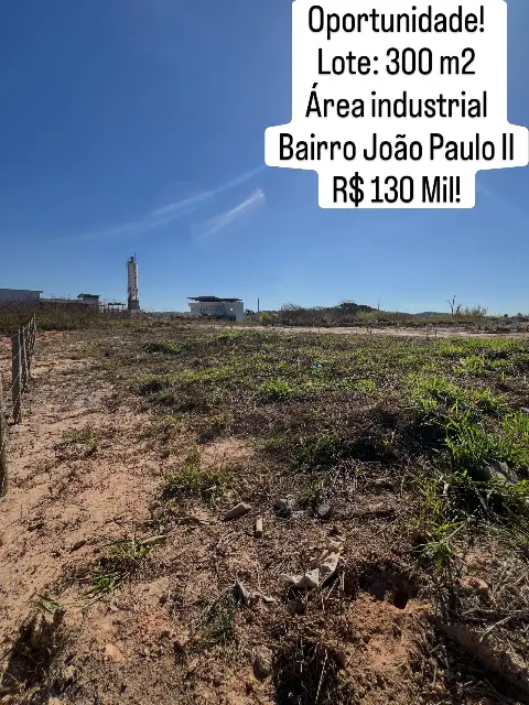 Lote de 300 m² à venda no João Paulo II