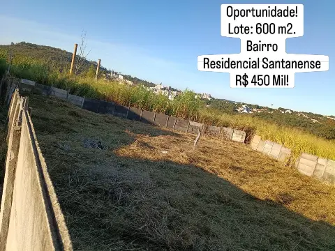 Lote de esquina 600 m² à venda no Residencial Santanense II