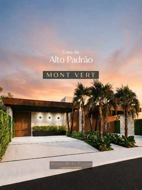 Casa de 385 m² no Condomínio Mont Vert, 3 suítes à venda