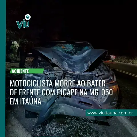 Motociclista morre em acidente na MG-050 em Itaúna
