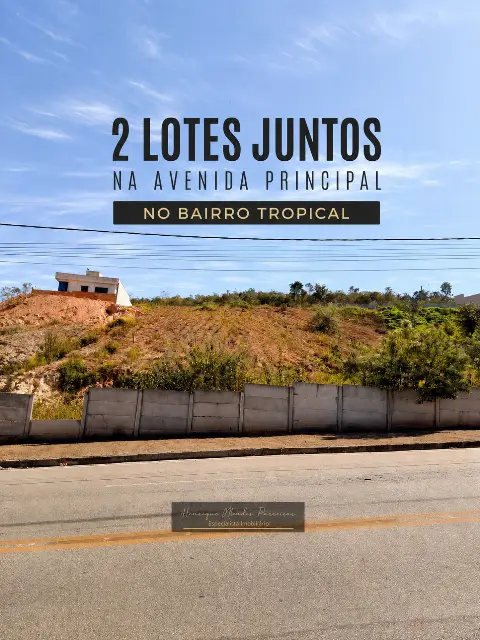 2 lotes comerciais à venda no Bairro Tropical