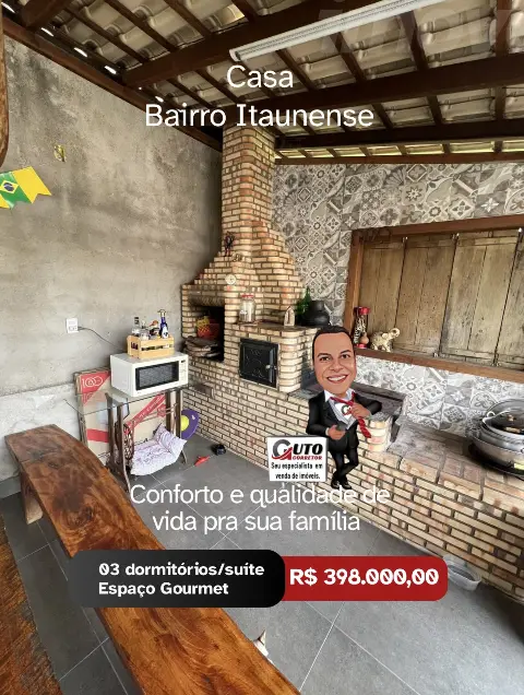 Casa 90 m² com 3 quartos no Bairro Itaunense