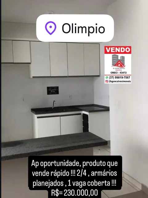 Apartamento 2 quartos à venda perto do Centro