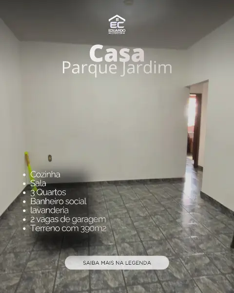 Casa 3 quartos, 189 m2 – Parque Jardim