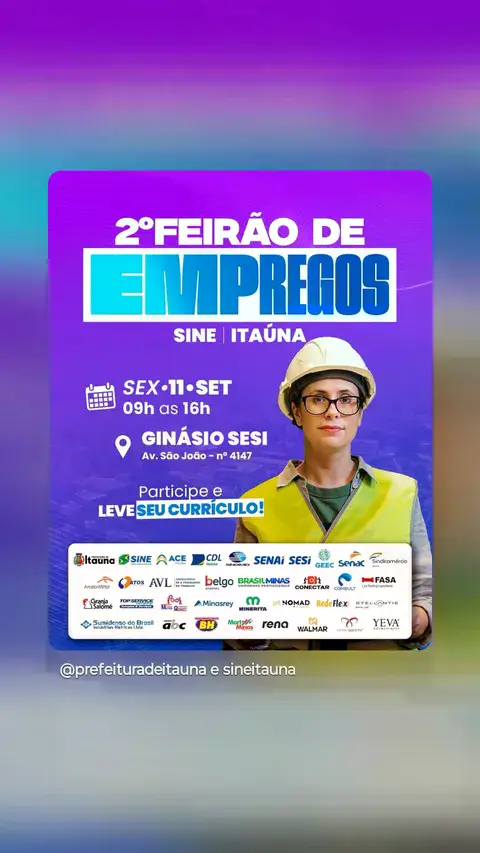 2o Feirão de Empregos do Sine no Ginásio SESI