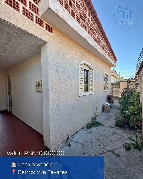 Casa 4 quartos com barracão à venda na Vila Tavares