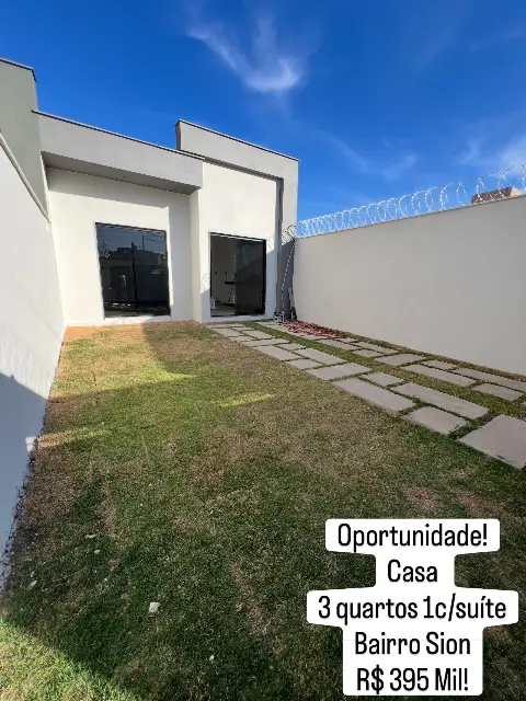 Casa 3 quartos à venda no Sion – 80 m², 2 vagas