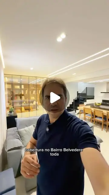 Cobertura planejada 3 quartos no Belvedere