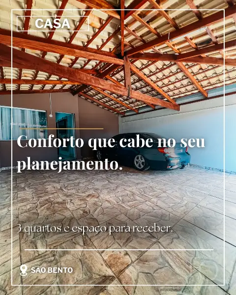 Casa 3 quartos à venda no São Bento